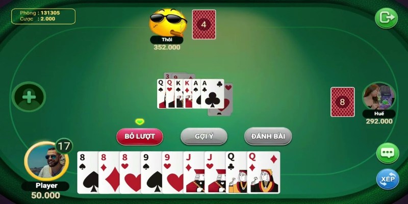 Bài tiến lên có quy luật vận hành chặt chẽ Bài tiến lên có quy luật vận hành chặt chẽ